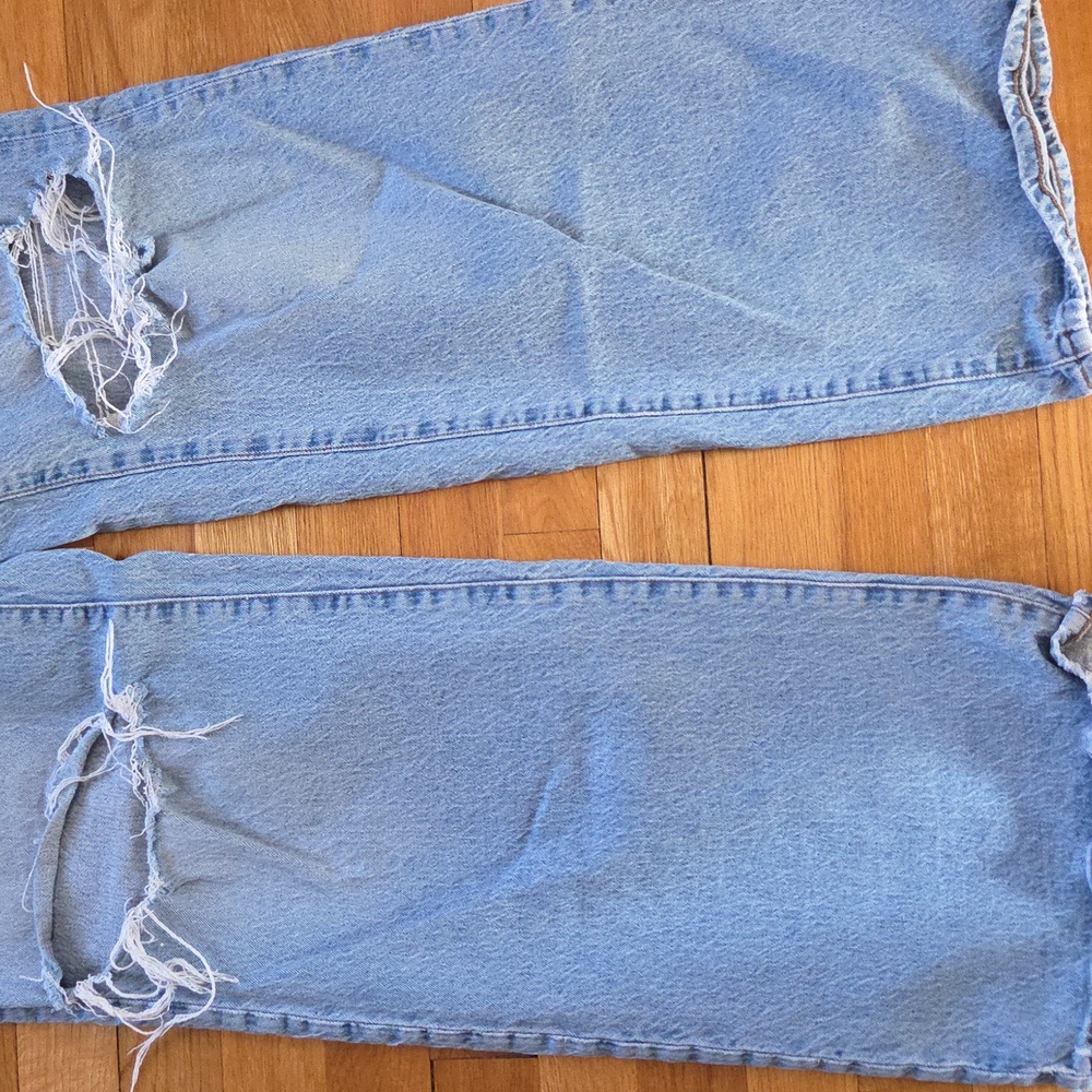 Madewell Superwide Leg Jeans In Blaisdell Wash - Picture 4 of 9